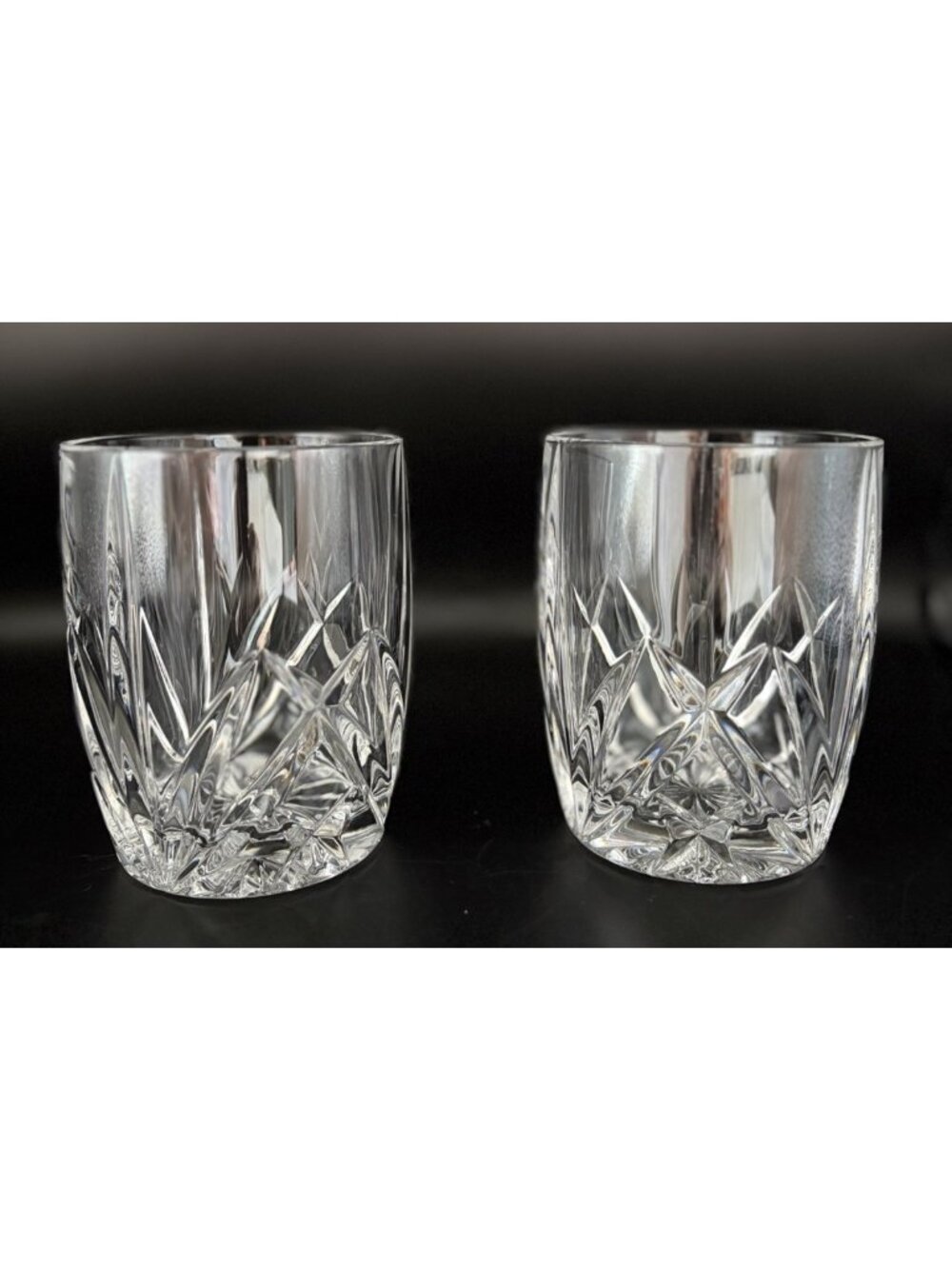 Marquis By Waterford Brookside Double Old Fashioned Glasses Set Of 2